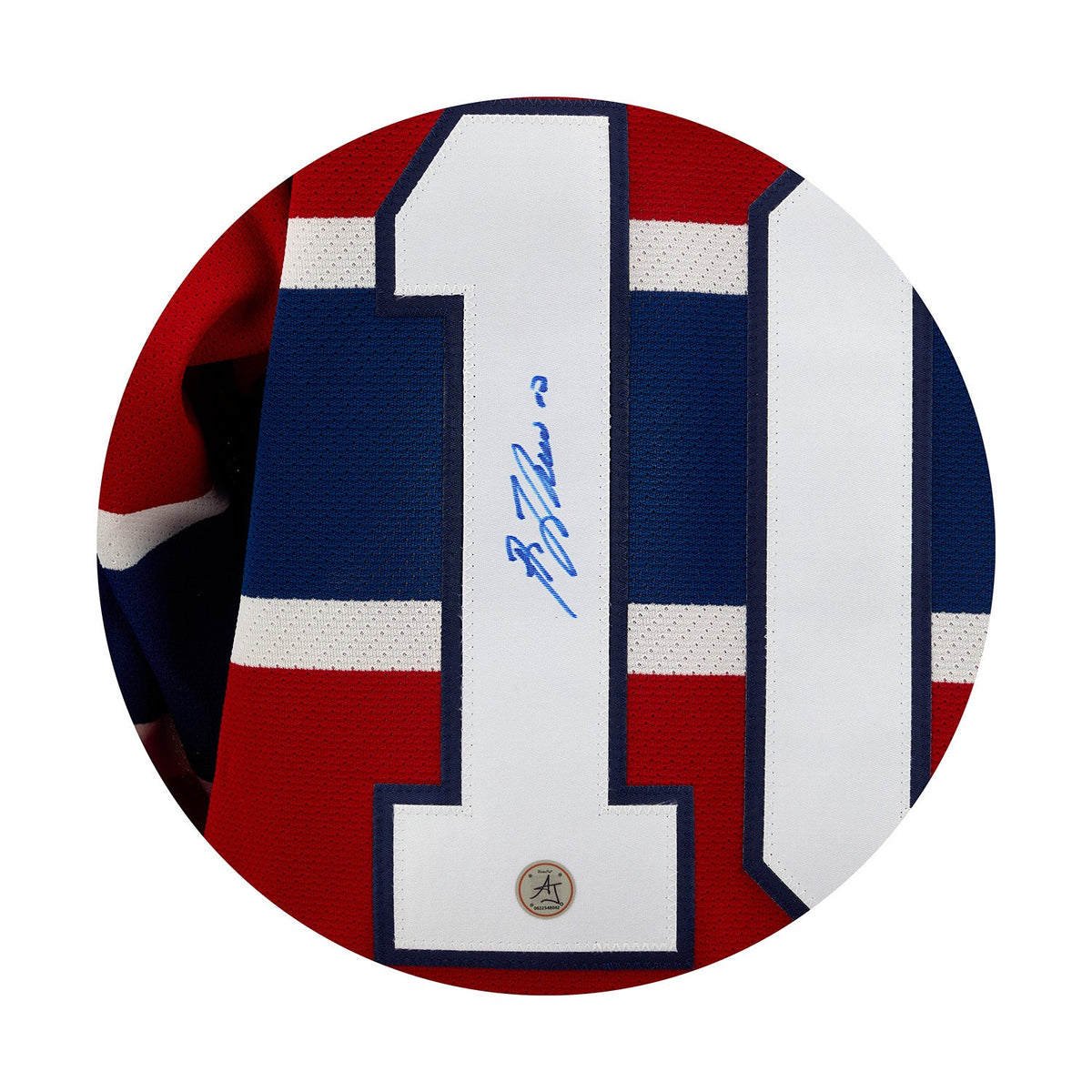Guy Lafleur Autographed Montreal Canadiens Vintage CCM Jersey product image 3, provided for visual reference and product