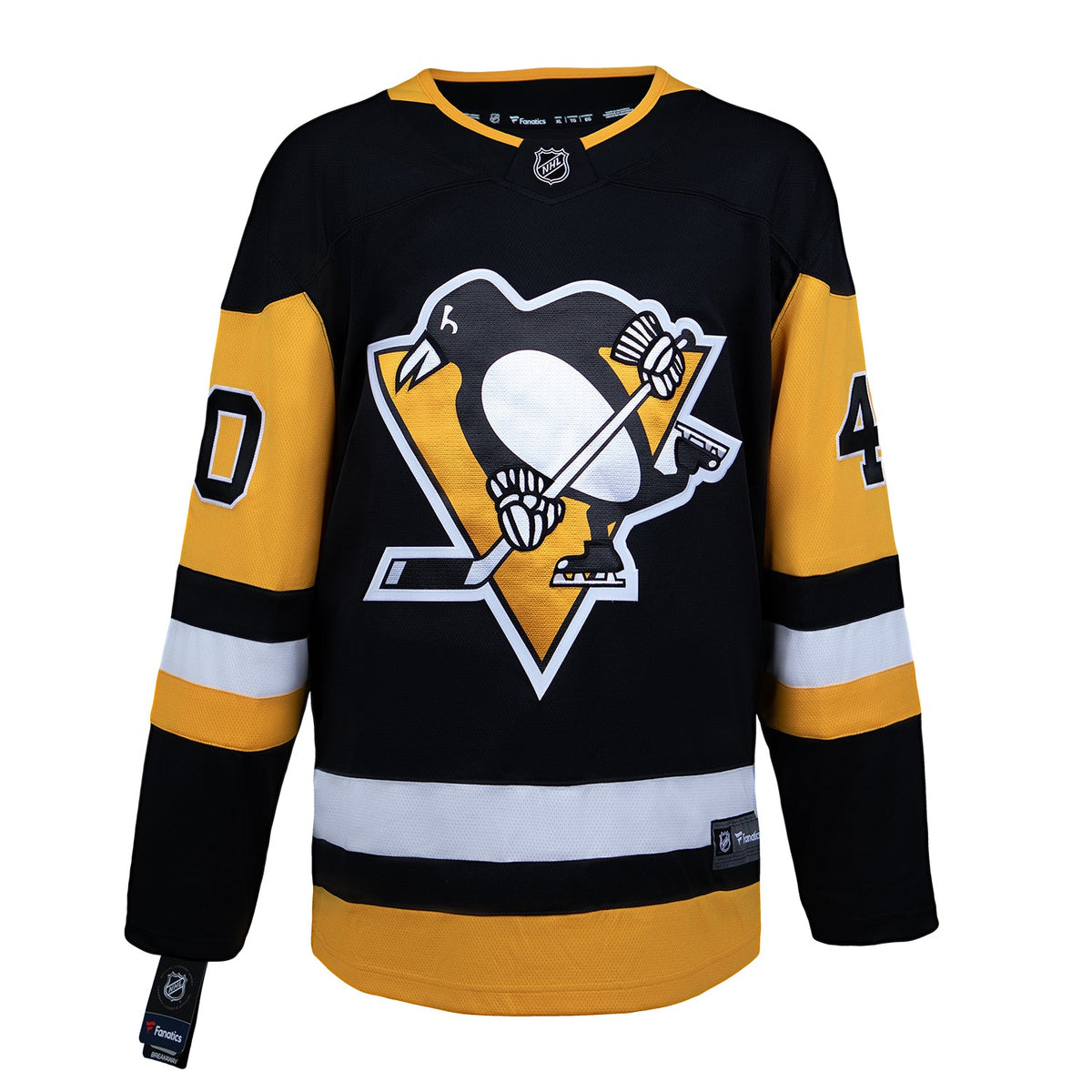Patrick Lalime Autographed Pittsburgh Penguins Fanatics Breakaway Jersey product image 2, provided for visual reference and