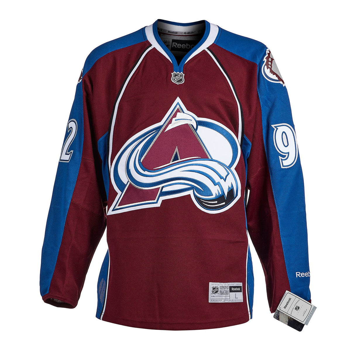 Gabriel Landeskog Colorado Avalanche Signed & Dated 1st Game Reebok Jersey #/92 product image 2, provided for visual