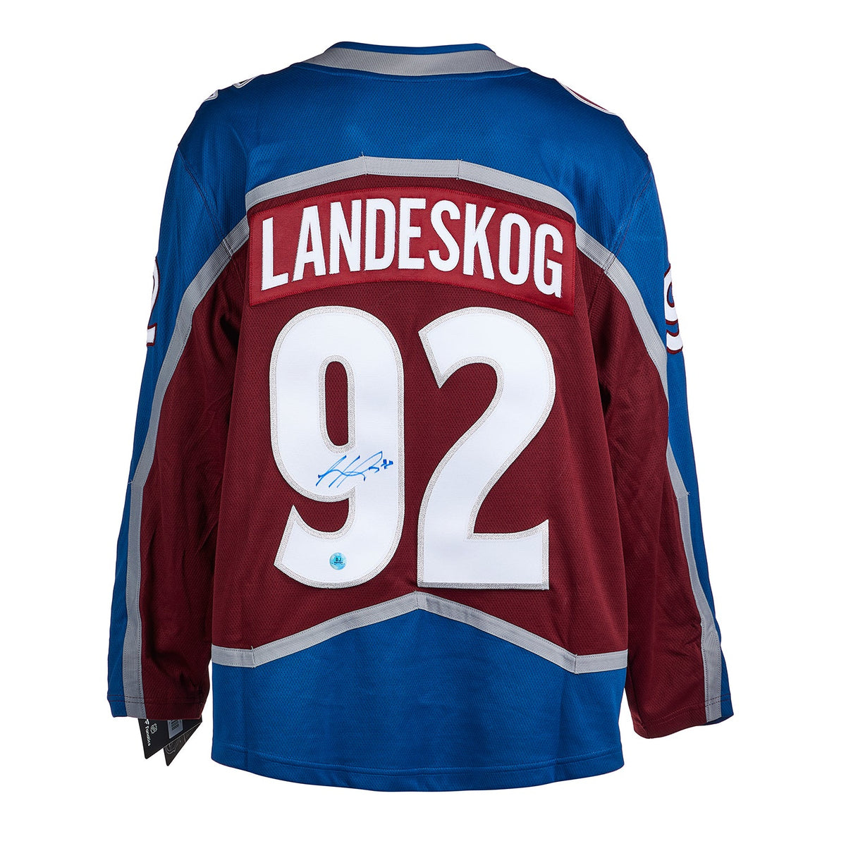 Gabriel Landeskog Autographed Colorado Avalanche Fanatics Breakaway Jersey product image 1, provided for visual reference