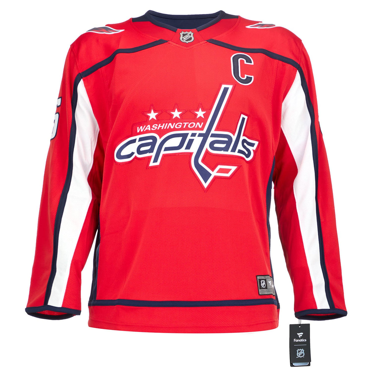 Rod Langway Signed Washington Capitals Fanatics Breakaway Jersey product image 2, provided for visual reference and product
