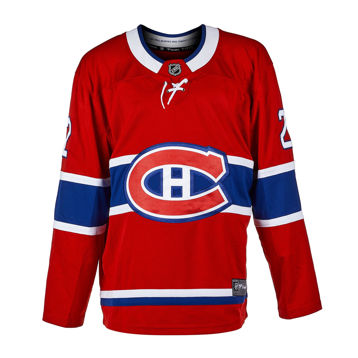 Jacques Laperriere Signed Montreal Canadiens Fanatics Jersey with ROY Note product image 2, provided for visual reference