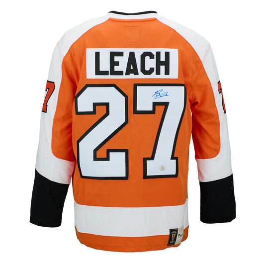 Reggie Leach Signed Philadelphia Flyers Throwback Breakaway Jersey product image 1, provided for visual reference and