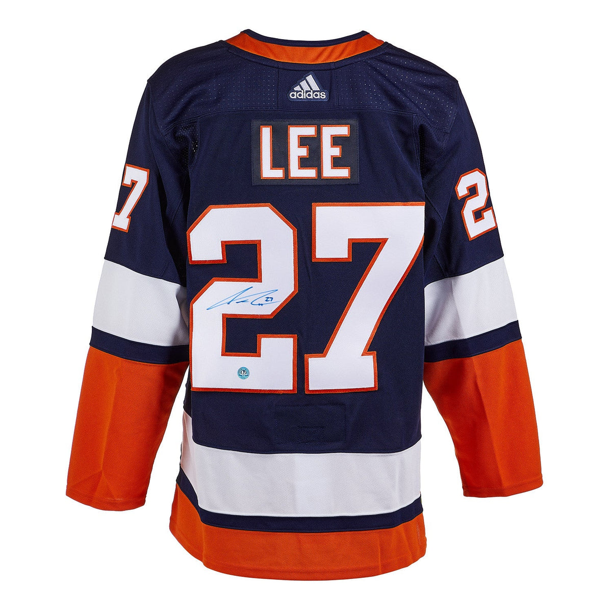 Anders Lee New York Islanders Signed Reverse Retro adidas Jersey product image 1, provided for visual reference and product