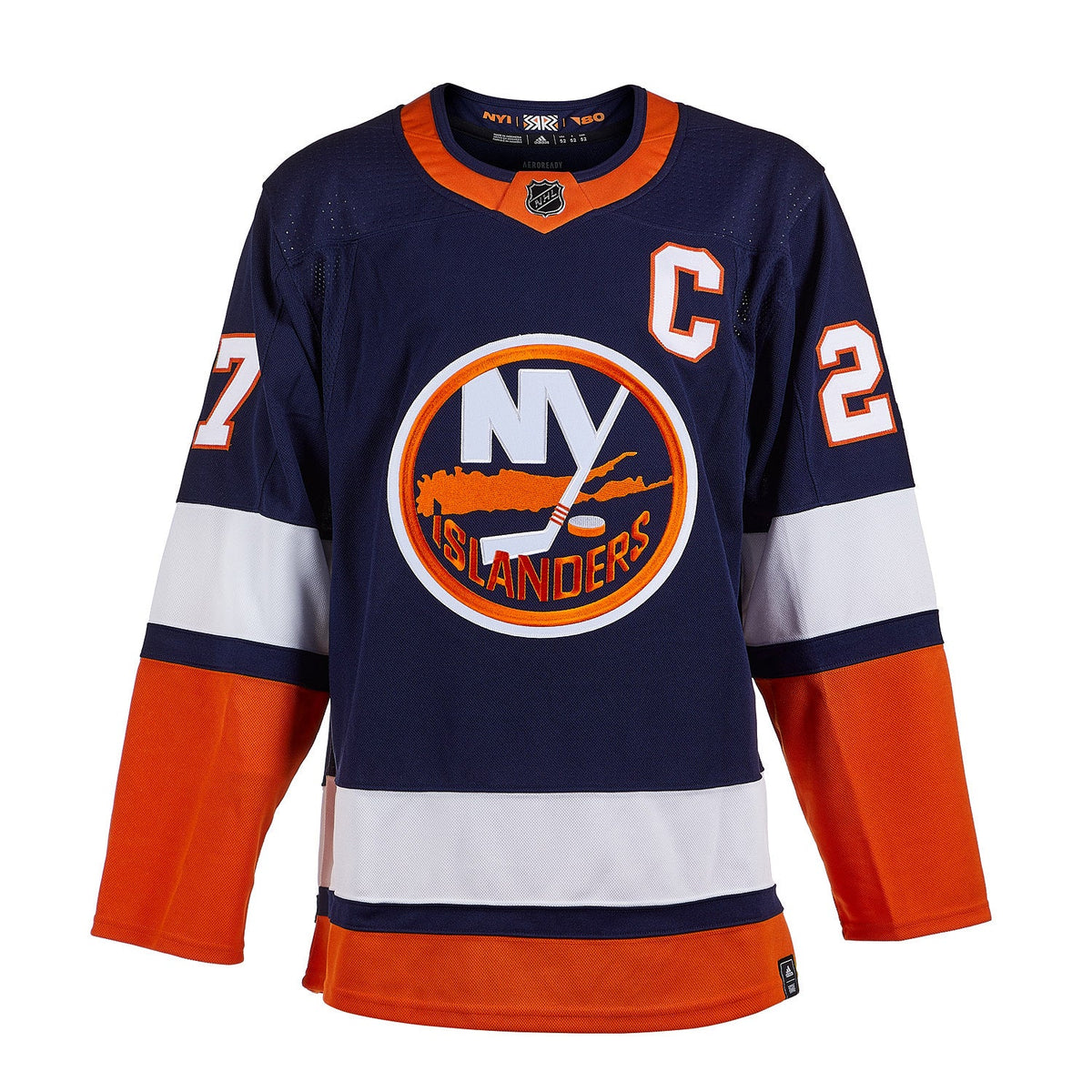 Anders Lee New York Islanders Signed Reverse Retro adidas Jersey product image 2, provided for visual reference and product