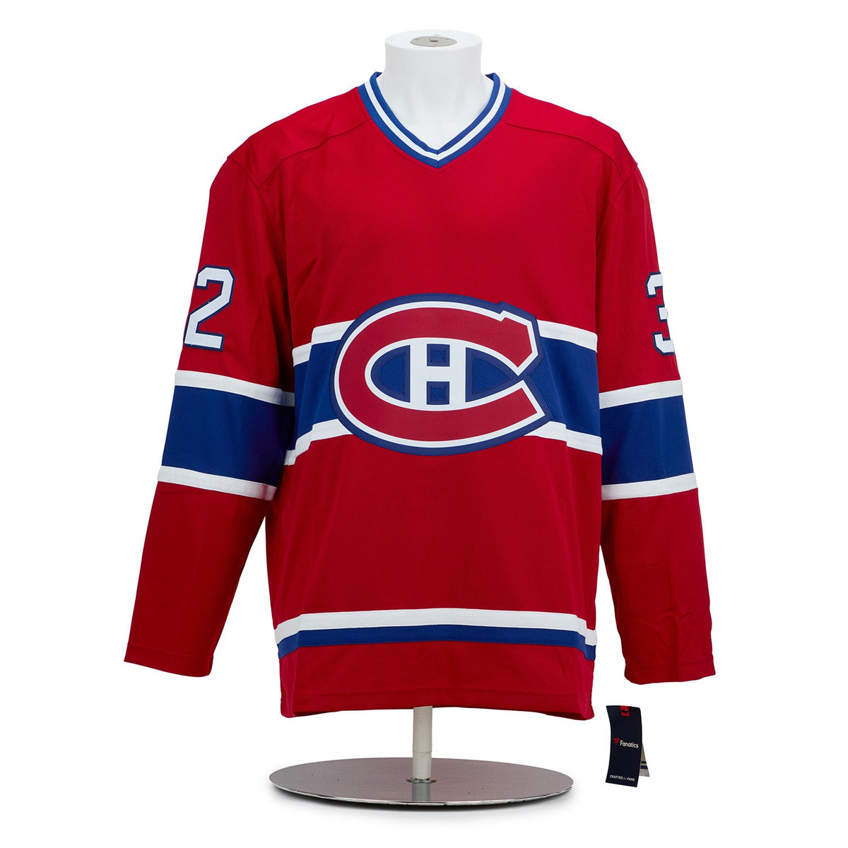 Claude Lemieux Signed Montreal Canadiens Fanatics Throwback Jersey product image 2, provided for visual reference and
