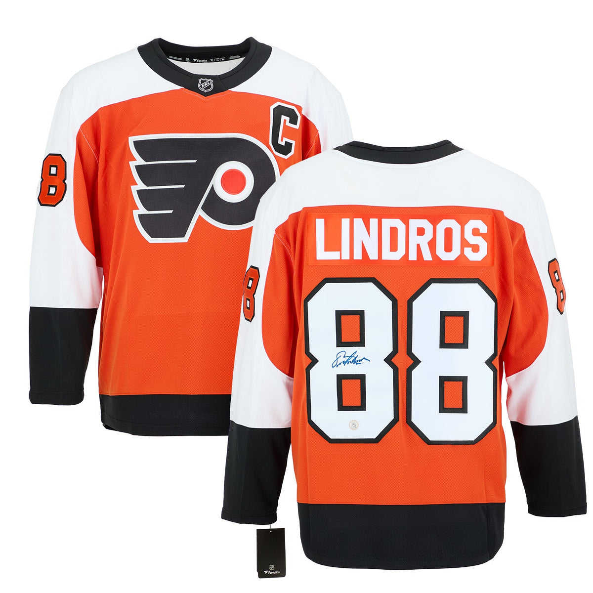 Eric Lindros Signed Philadelphia Flyers Fanatics Breakaway Jersey product image 3, provided for visual reference and product