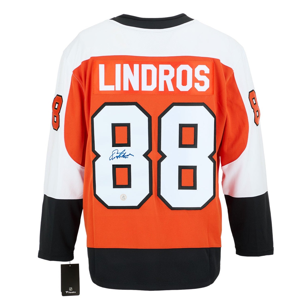 Eric Lindros Signed Philadelphia Flyers Fanatics Breakaway Jersey product image 1, provided for visual reference and product