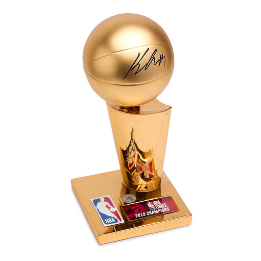 Kyle Lowry Signed Toronto Raptors 2019 Replica NBA Championship Trophy product image 1, provided for visual reference and