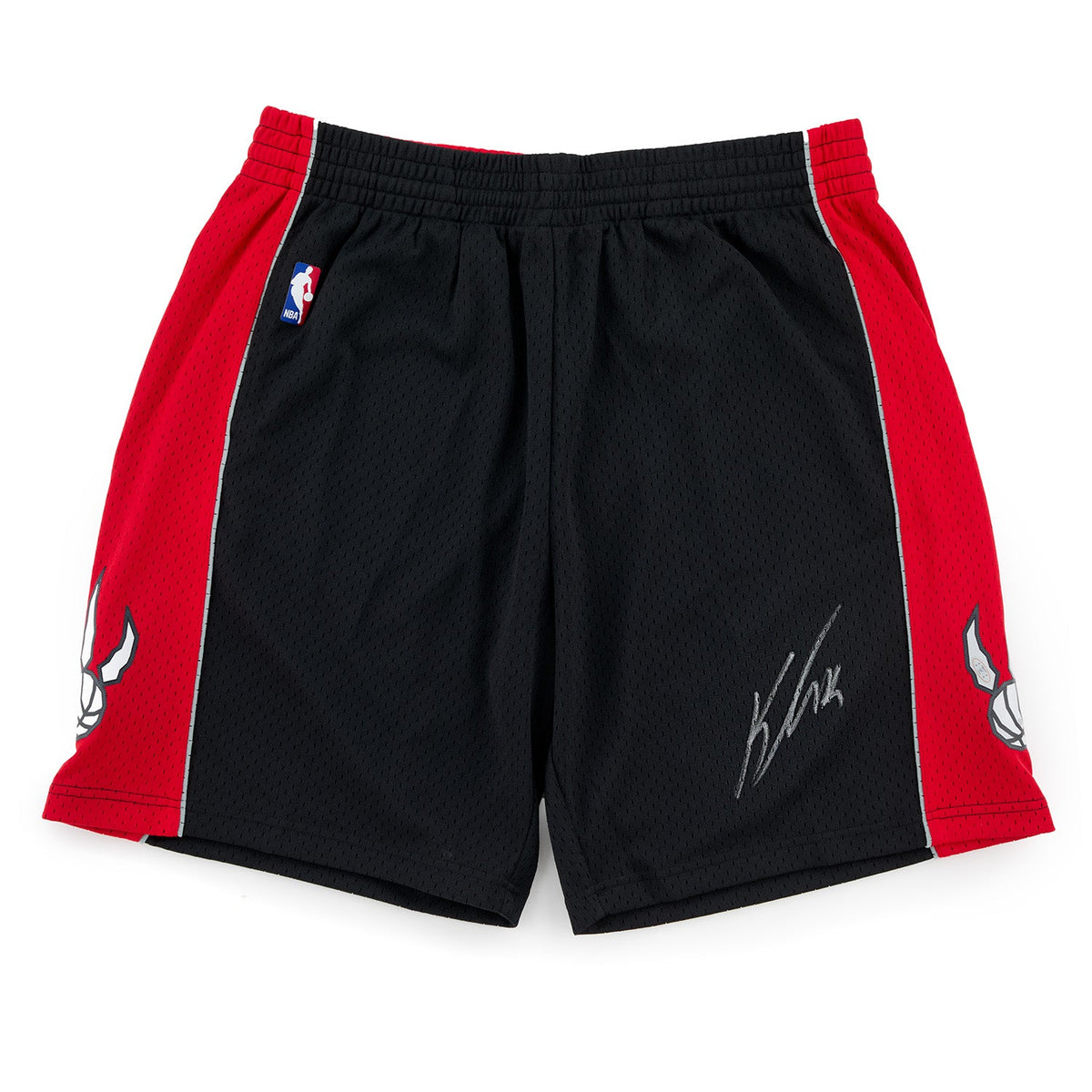 Kyle Lowry Signed Toronto Raptors Mitchell & Ness Basketball Shorts product image 1, provided for visual reference and