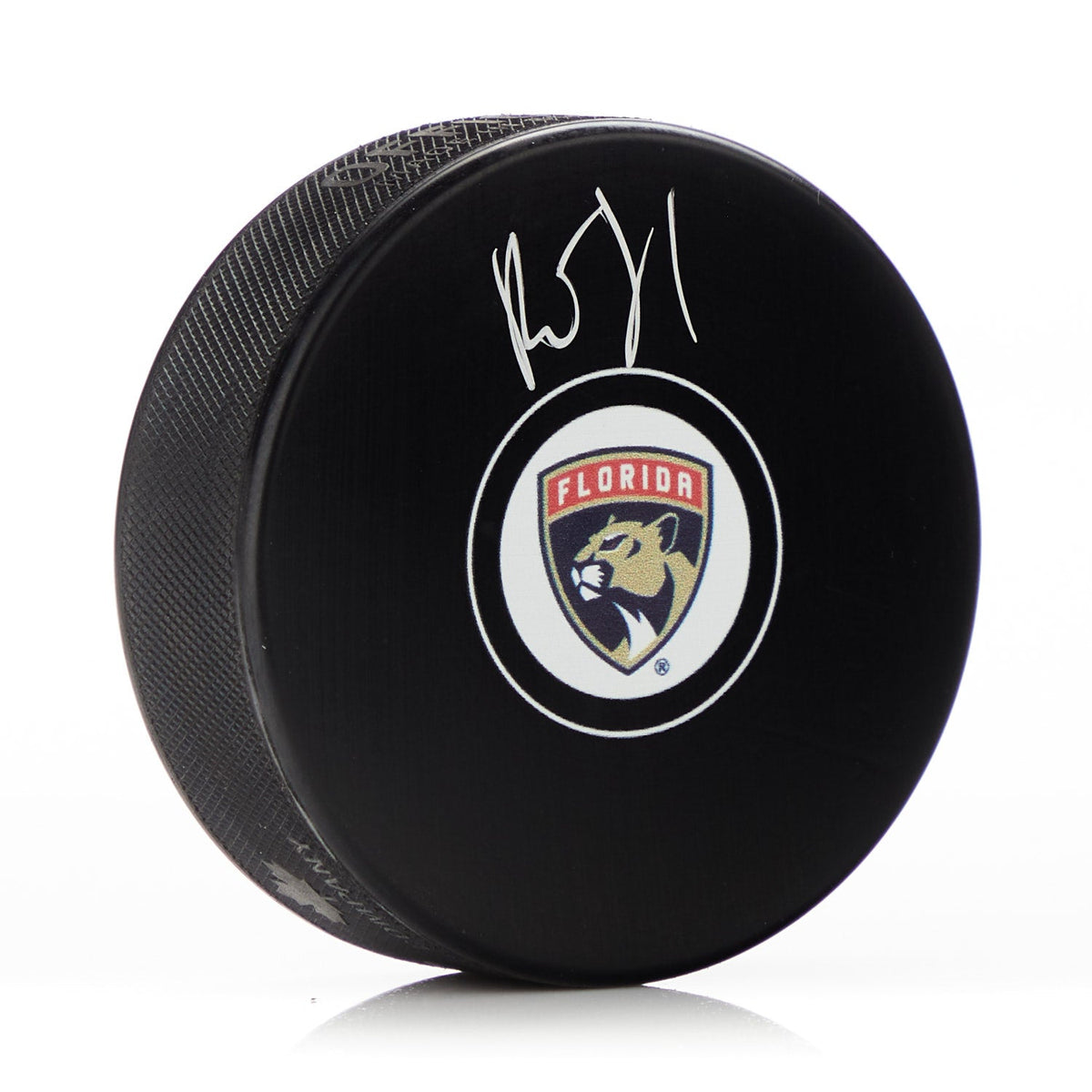 Roberto Luongo Autographed Florida Panthers Hockey Puck product image 1, provided for visual reference and product detail
