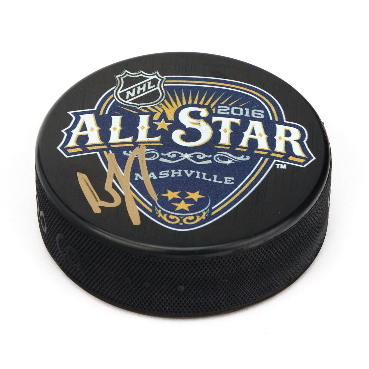 Roberto Luongo Signed 2016 NHL All-Star Game Hockey Puck product image 1, provided for visual reference and product detail