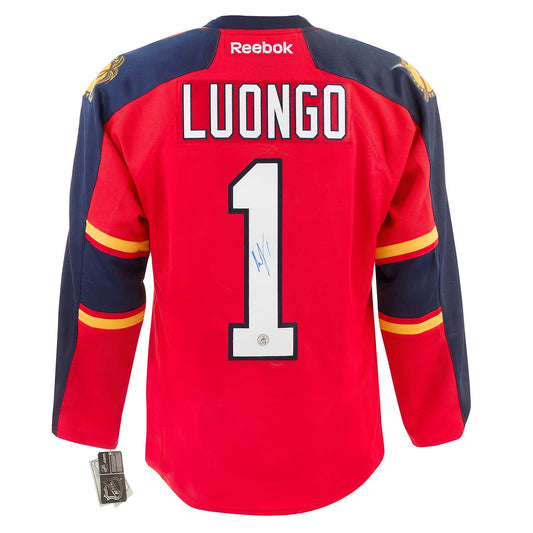 Roberto Luongo Signed Florida Panthers Vintage Reebok Jersey product image 1, provided for visual reference and product