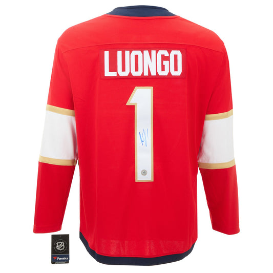 Roberto Luongo Autographed Florida Panthers Fanatics Breakaway Jersey product image 1, provided for visual reference and