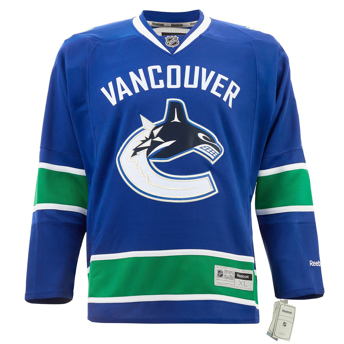 Roberto Luongo Signed Vancouver Canucks Vintage Reebok Jersey product image 2, provided for visual reference and product