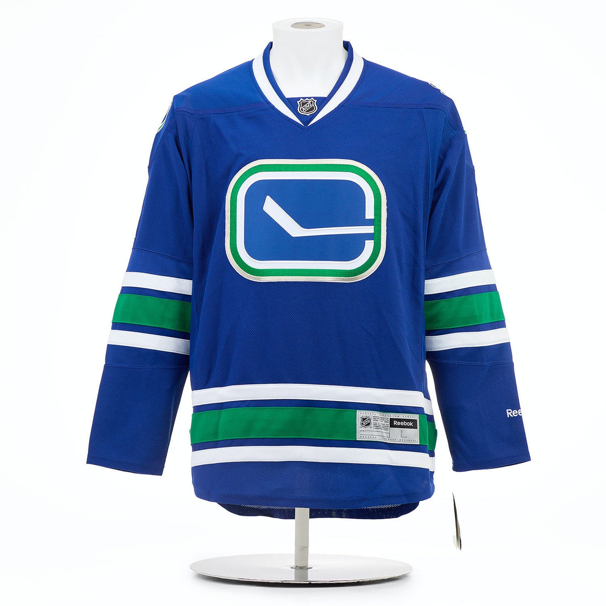 Roberto Luongo Signed Vancouver Canucks Alt Rink Logo Vintage Reebok Jersey product image 2, provided for visual reference