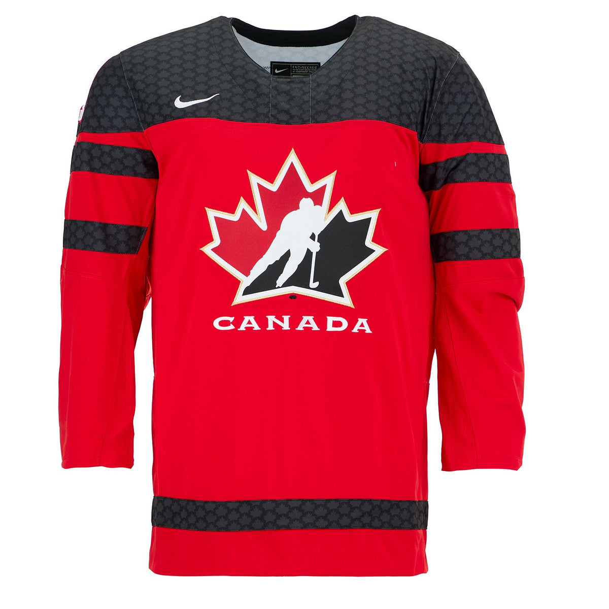 Roberto Luongo Autographed Team Canada Red Nike Hockey Jersey product image 2, provided for visual reference and product