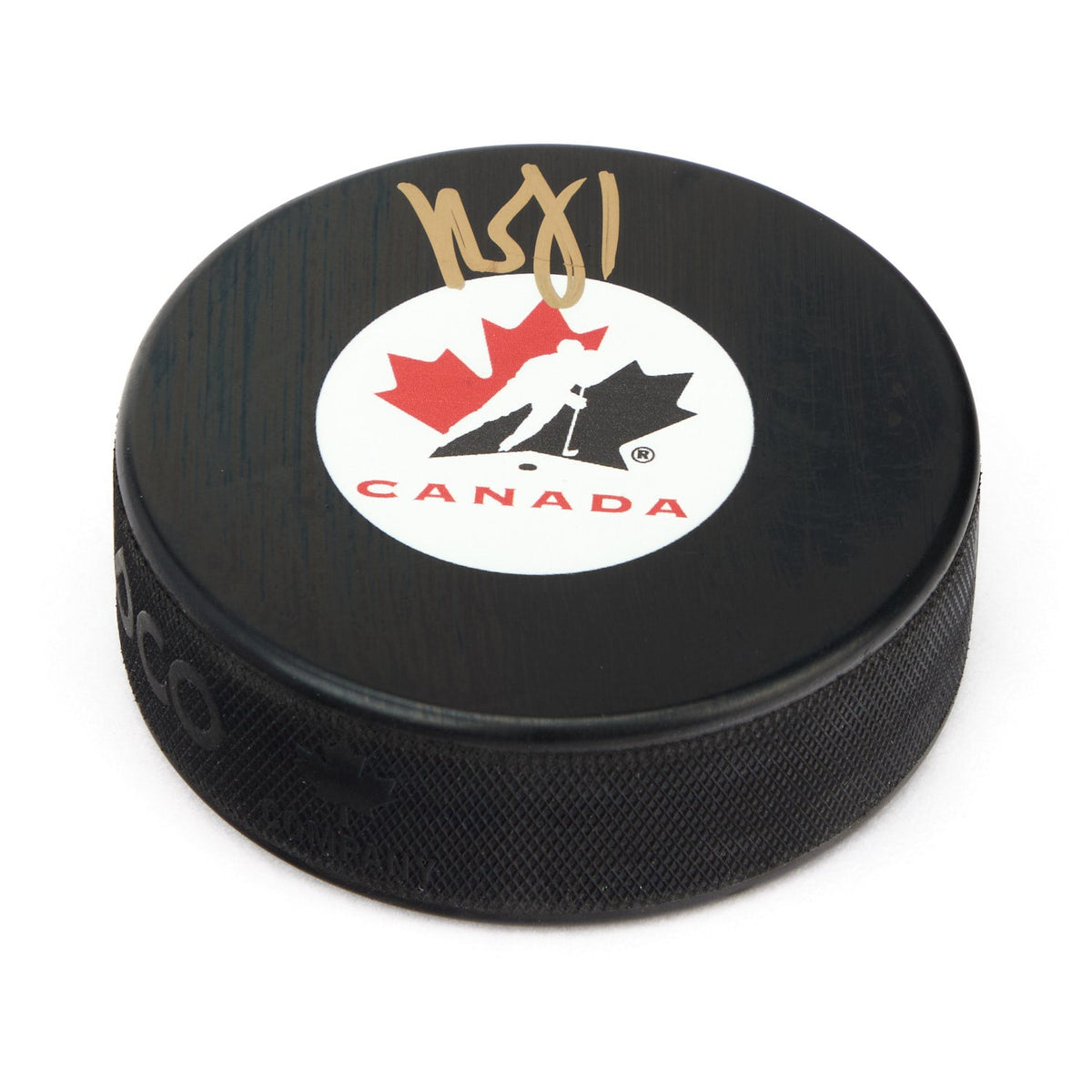 Roberto Luongo Autographed Team Canada Hockey Canada Puck product image 1, provided for visual reference and product detail