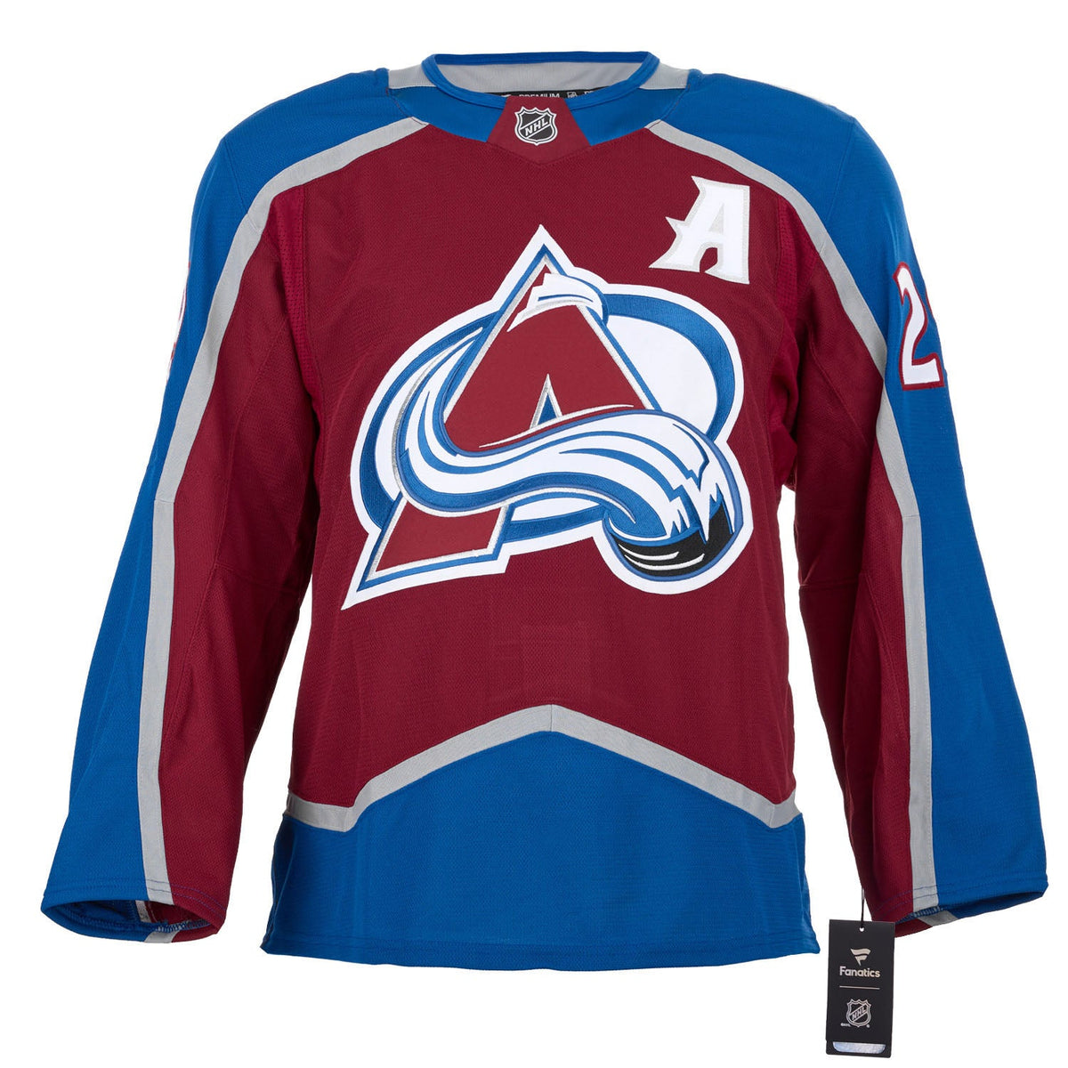 Nathan Mackinnon Signed Colorado Avalanche Fanatics On Ice Authentic Jersey product image 2, provided for visual reference