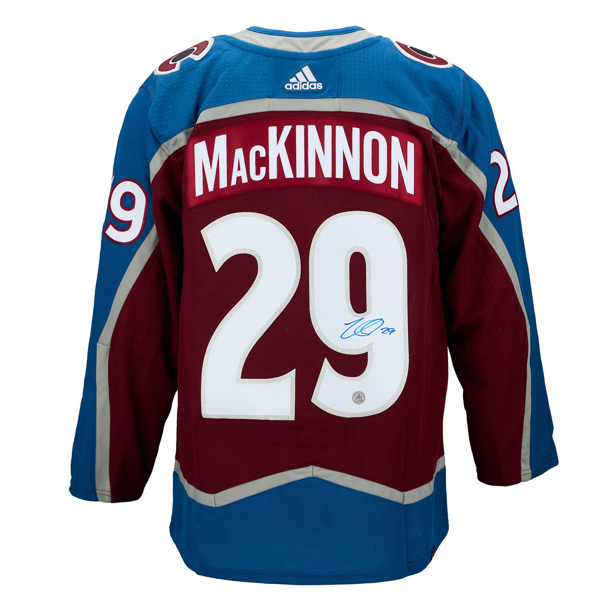 Nathan Mackinnon Colorado Avalanche Signed 2022 Stanley Cup adidas Jersey product image 1, provided for visual reference and