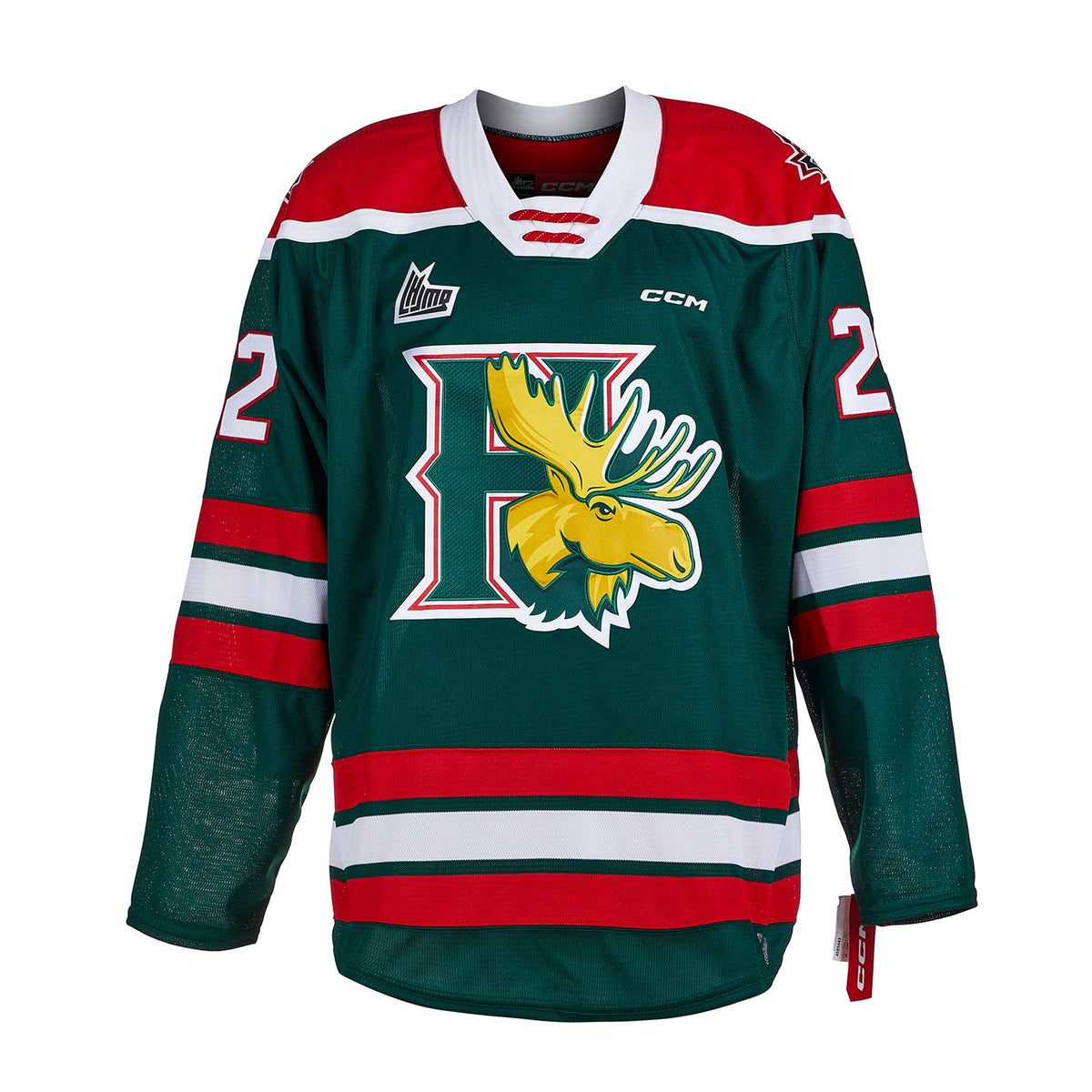 Nathan MacKinnon Signed Halifax Mooseheads CHL CCM Jersey product image 2, provided for visual reference and product detail