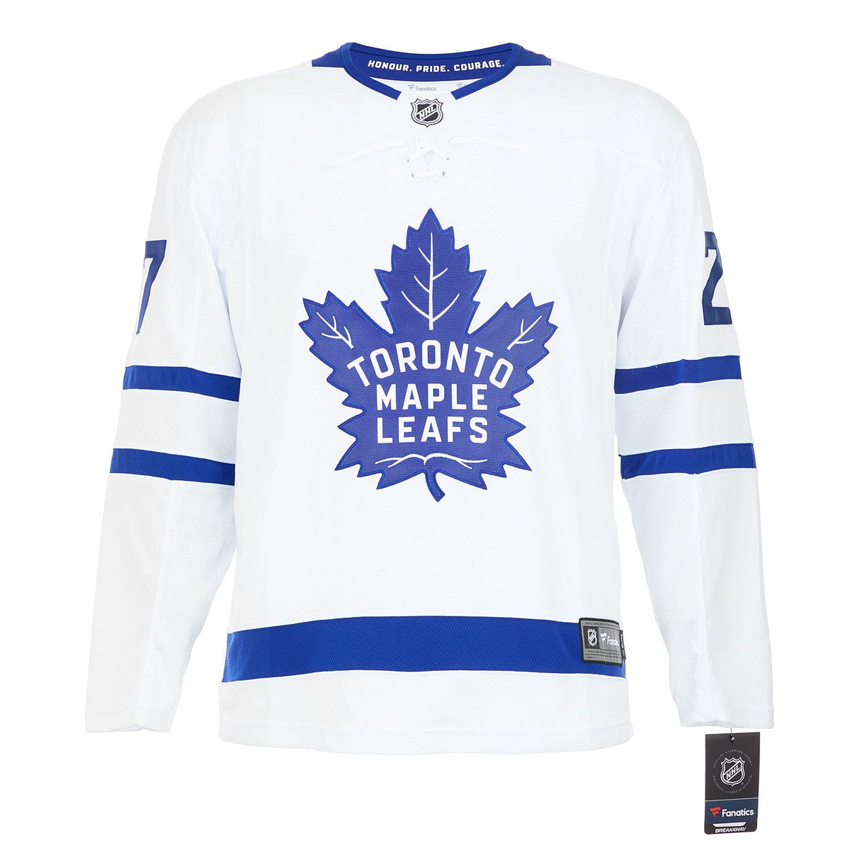 Frank Mahovlich Signed Toronto Maple Leafs White Fanatics Breakaway Jersey product image 2, provided for visual reference