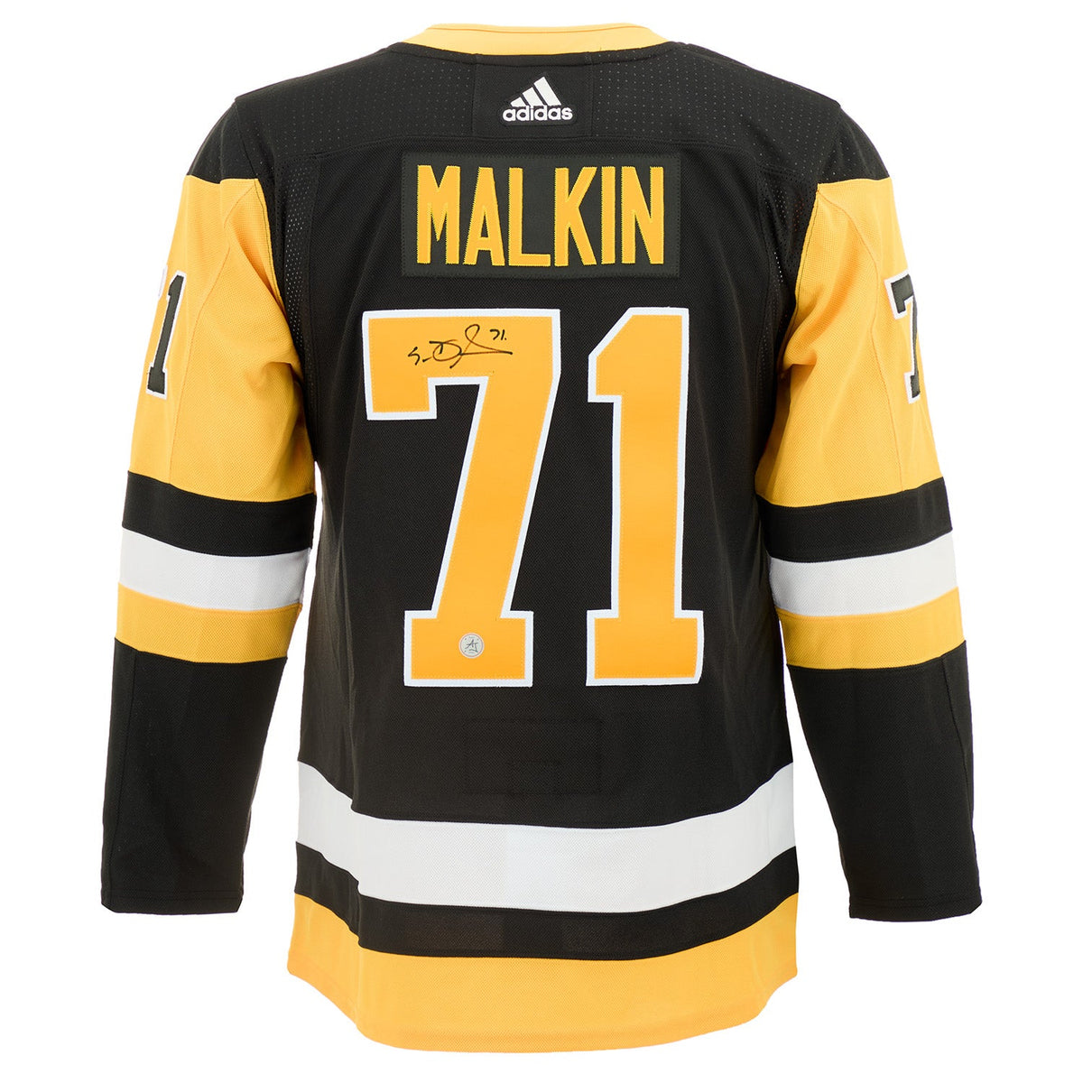 Evgeni Malkin Autographed Pittsburgh Penguins adidas Jersey product image 1, provided for visual reference and product