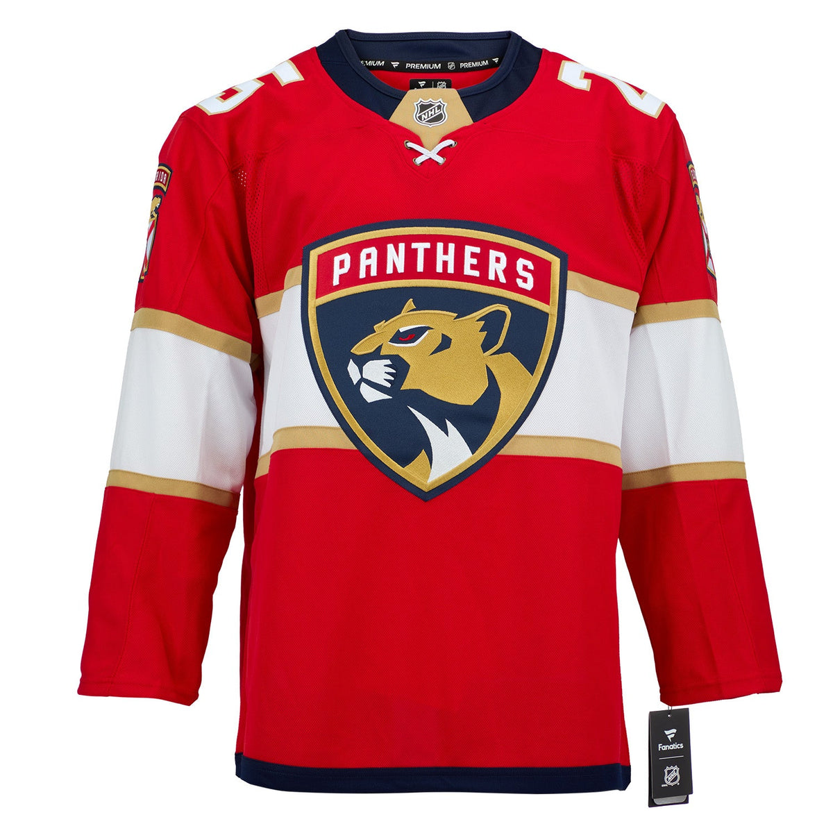 Jacob Markstrom Signed Florida Panthers Fanatics Premium Jersey product image 2, provided for visual reference and product