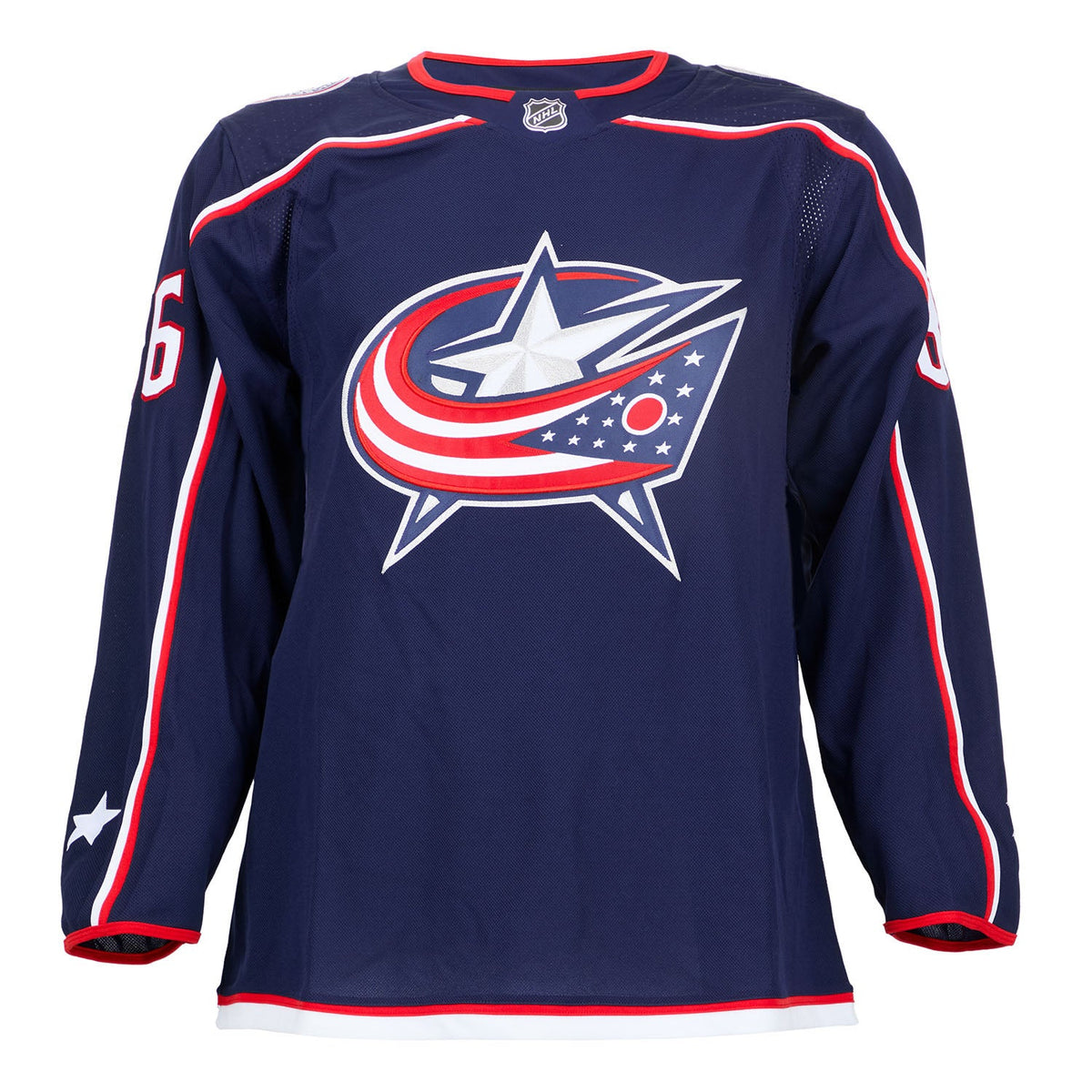 Kirill Marchenko Autographed Columbus Blue Jackets adidas Jersey product image 2, provided for visual reference and product