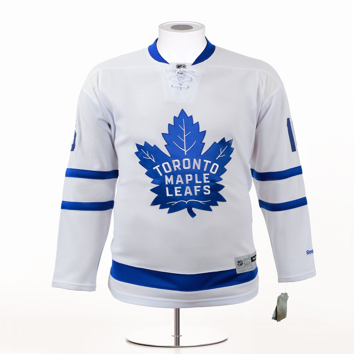 Mitch Marner Signed Toronto Maple Leafs 1st Game White Vintage Reebok Jersey product image 2, provided for visual reference