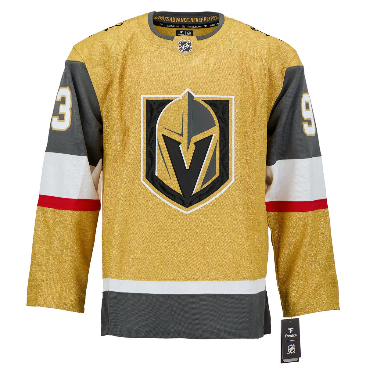 Mitch Marner Autographed Vegas Golden Knights Fanatics Premium Jersey product image 2, provided for visual reference and