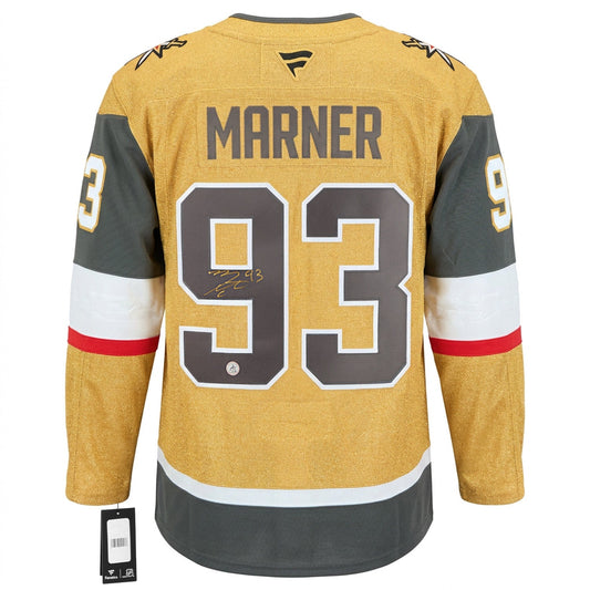 Mitch Marner Autographed Vegas Golden Knights Fanatics Premium Jersey product image 1, provided for visual reference and
