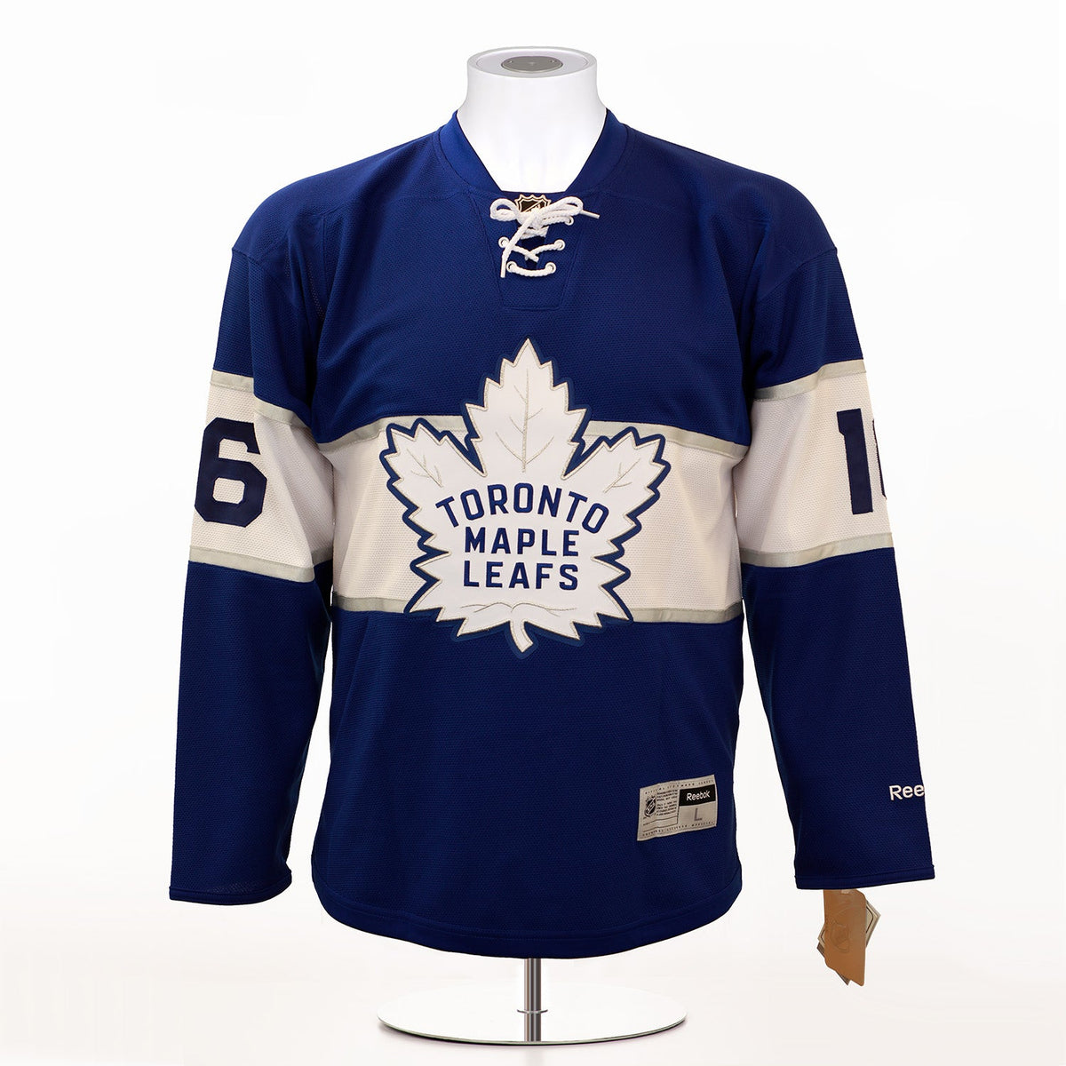 Mitch Marner Signed Toronto Maple Leafs Centennial Classic Reebok Jersey product image 2, provided for visual reference and