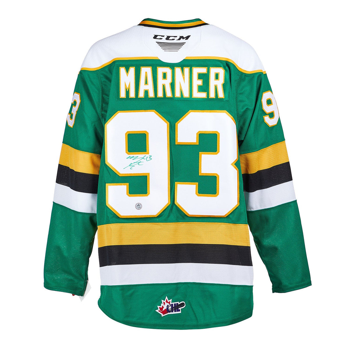 Mitch Marner Autographed London Knights Replica CCM Hockey Jersey product image 1, provided for visual reference and product