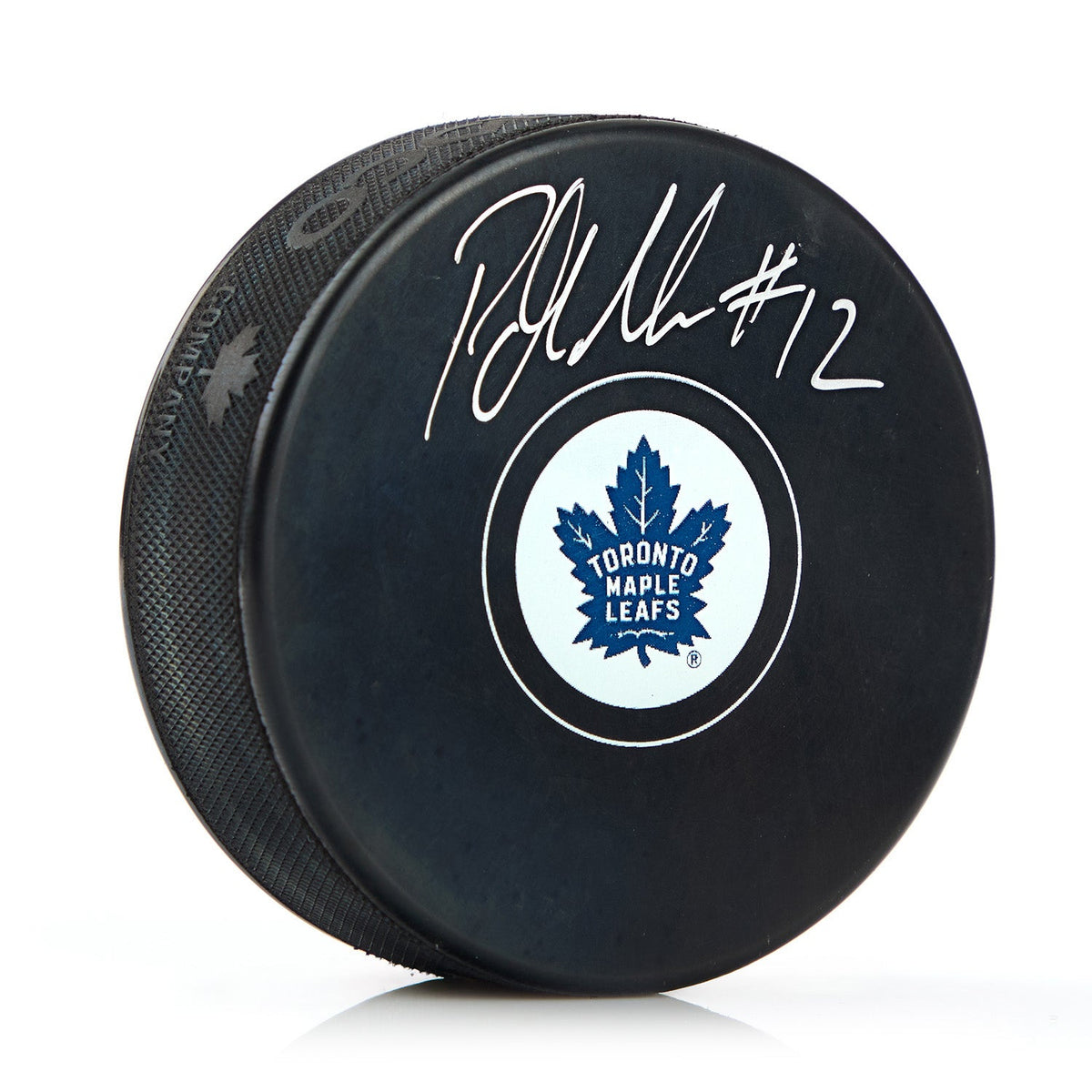 Patrick Marleau Autographed Toronto Maple Leafs Hockey Puck product image 1, provided for visual reference and product