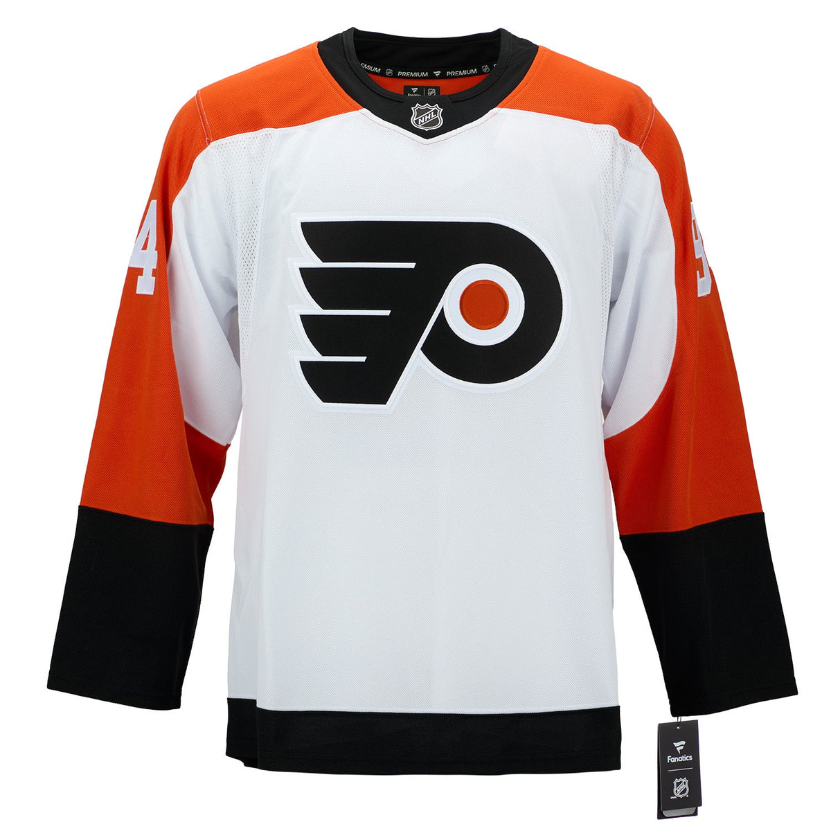 Porter Martone Signed Philadelphia Flyers White Fanatics Premium Jersey product image 2, provided for visual reference and