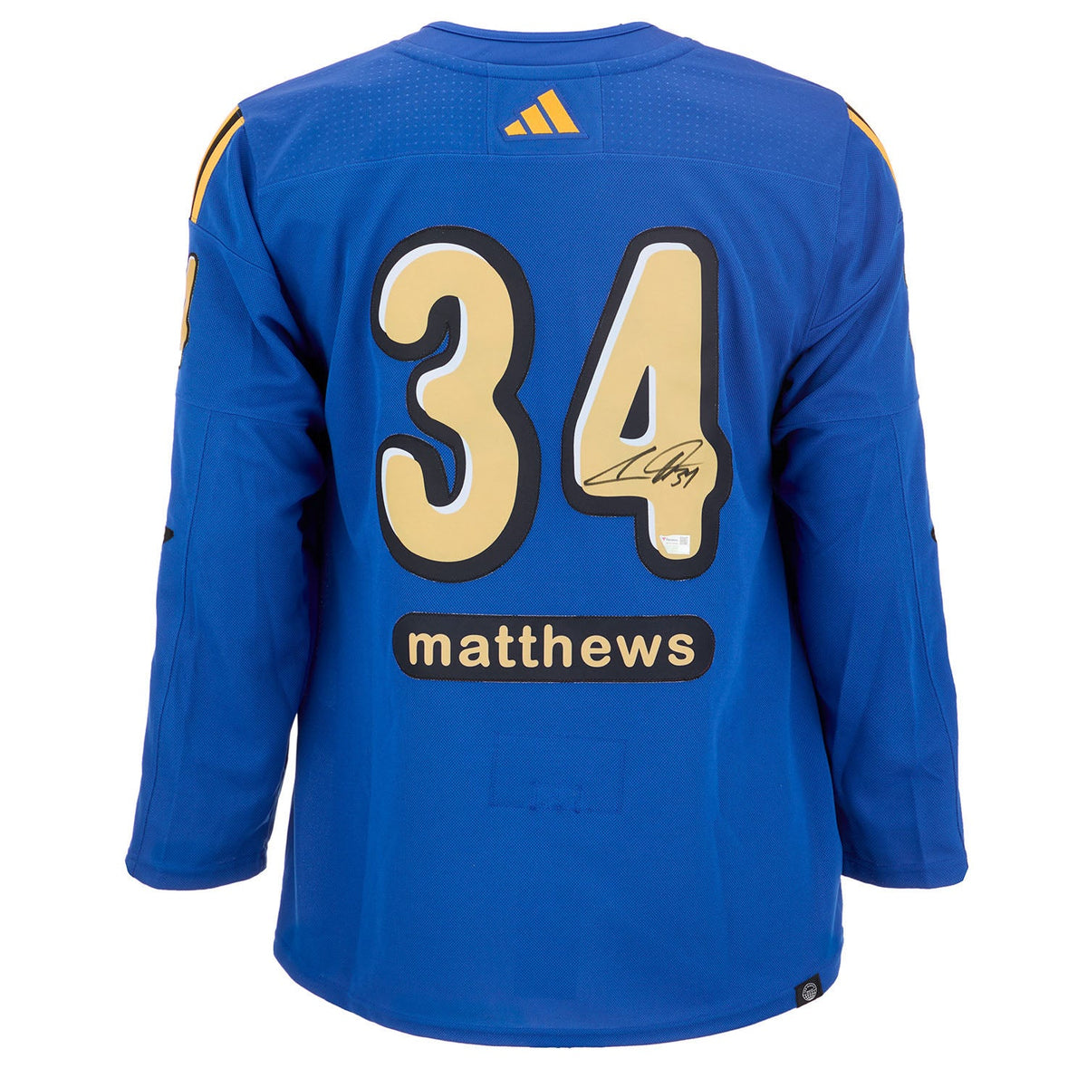 Auston Matthews Signed 2024 NHL All-Star Game Blue adidas Jersey product image 1, provided for visual reference and product