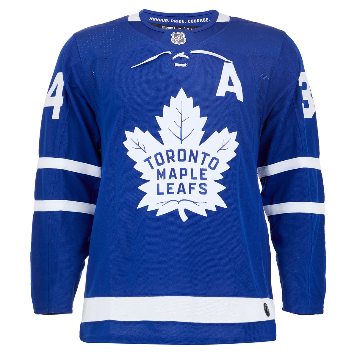 Auston Matthews Autographed Toronto Maple Leafs adidas Jersey product image 2, provided for visual reference and product