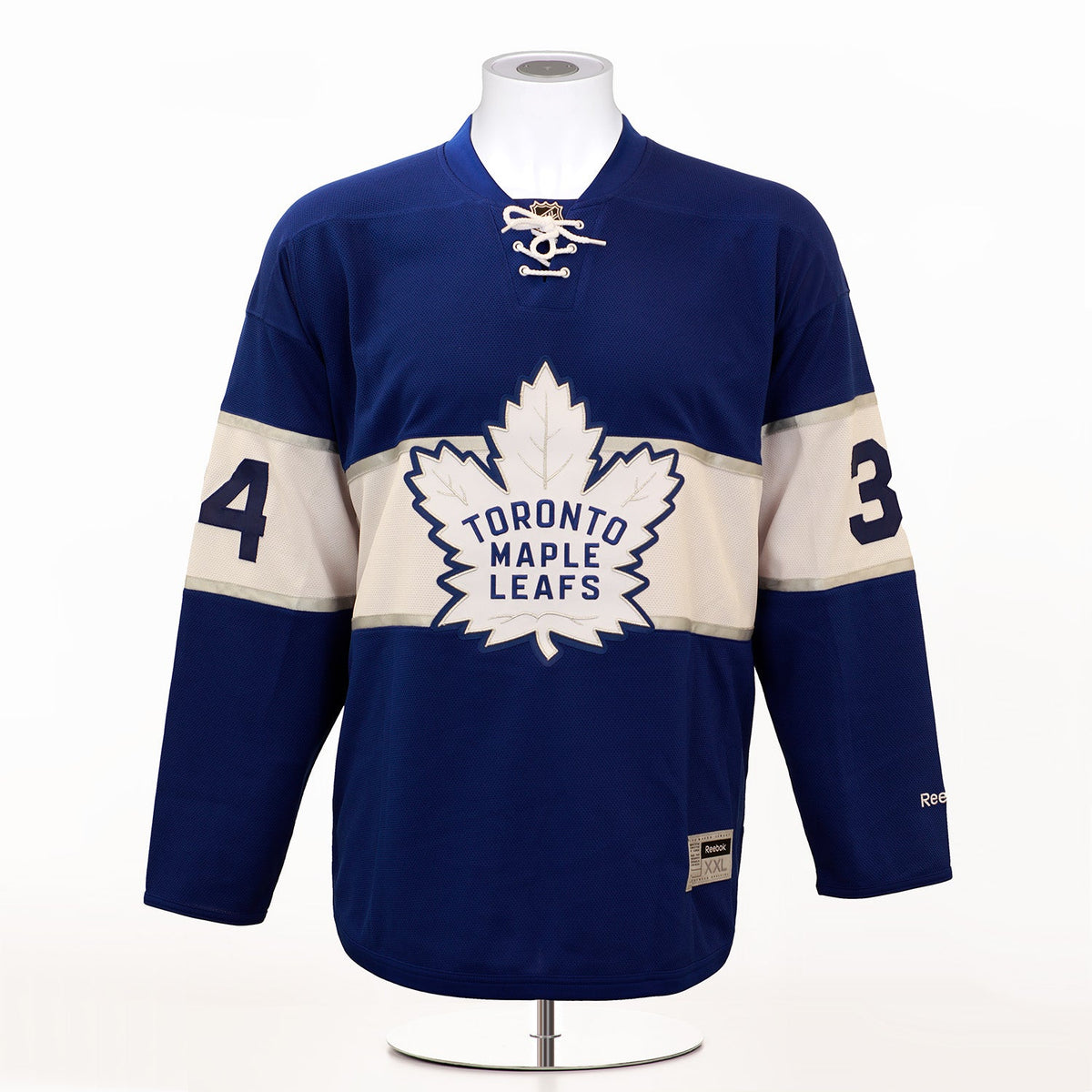 Auston Matthews Signed Toronto Maple Leafs Centennial Classic Reebok Jersey product image 2, provided for visual reference