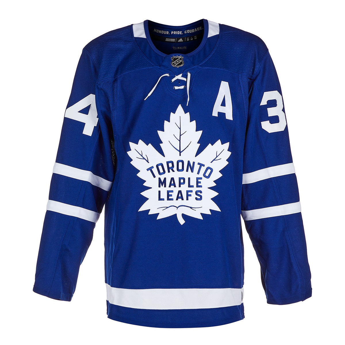 Auston Matthews Signed Toronto Maple Leafs adidas Jersey with Hart Note product image 2, provided for visual reference and