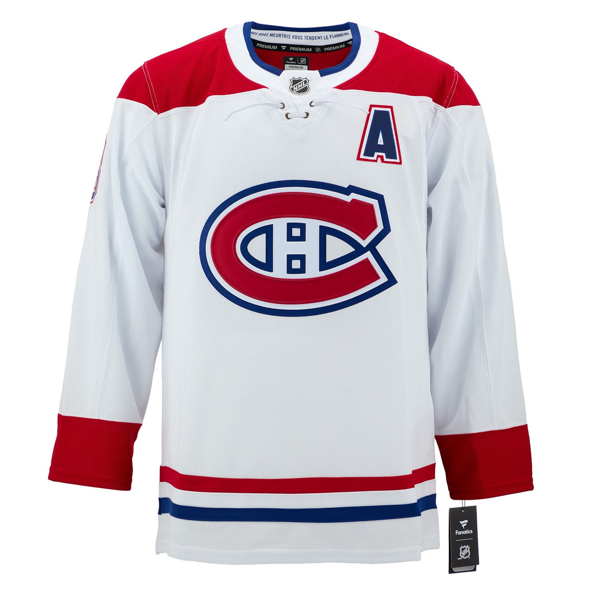 Mike Matheson Signed Montreal Canadiens White Fanatics Premium Jersey product image 2, provided for visual reference and