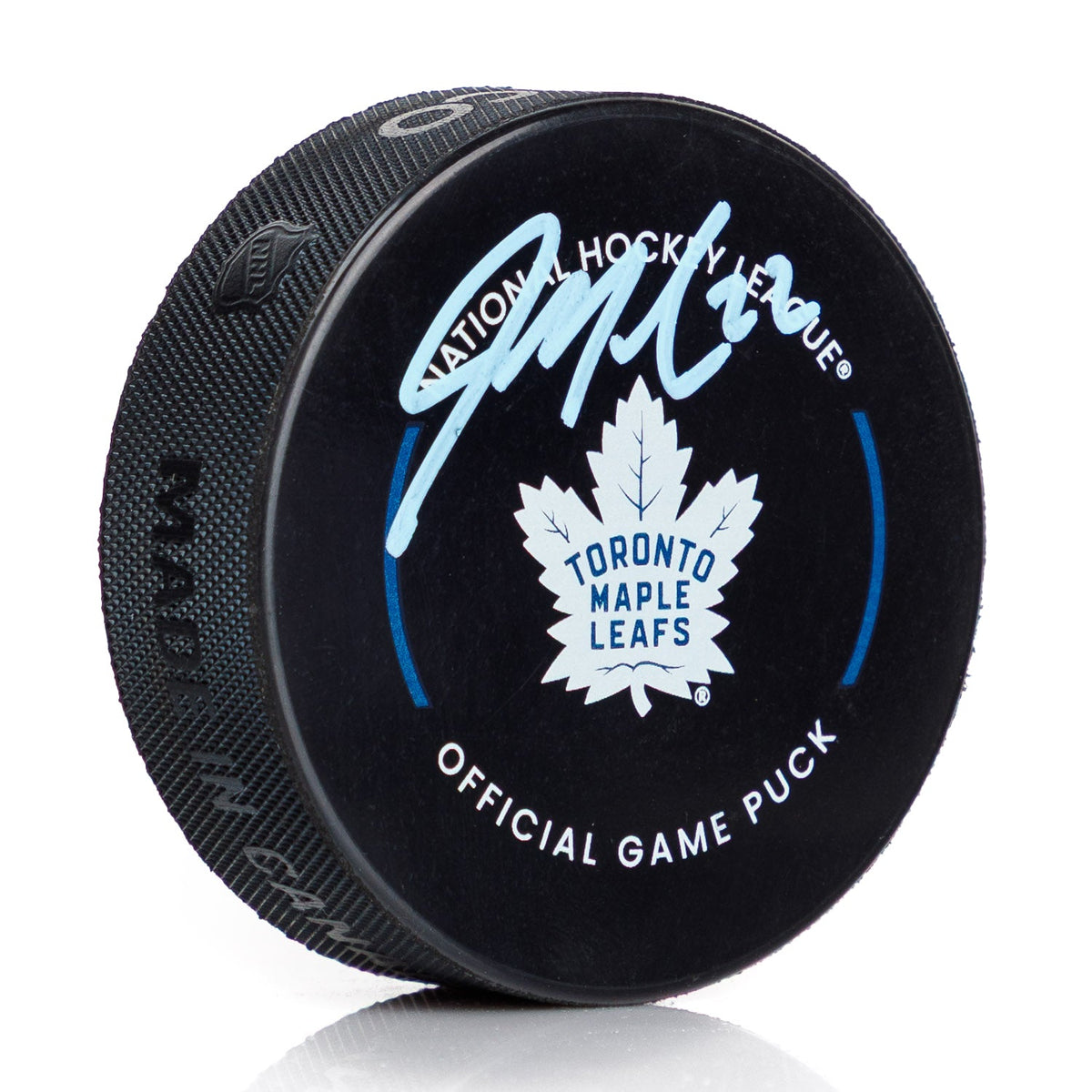 Jake McCabe Signed Toronto Maple Leafs Official Game Puck product image 1, provided for visual reference and product detail