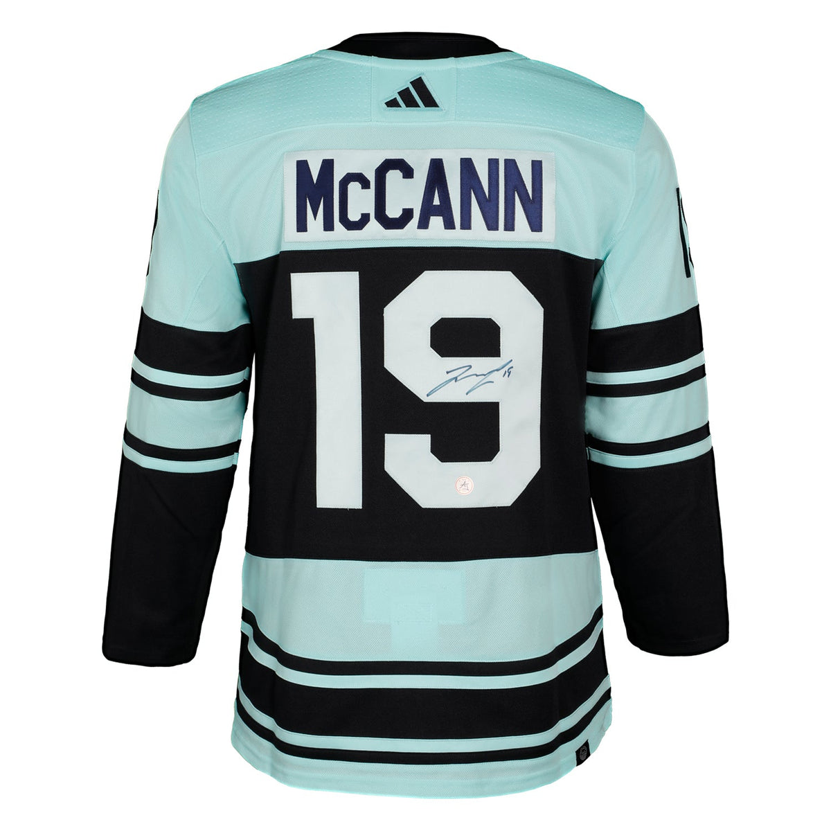 Jared McCann Signed Seattle Kraken Reverse Retro 2.0 adidas Jersey product image 1, provided for visual reference and