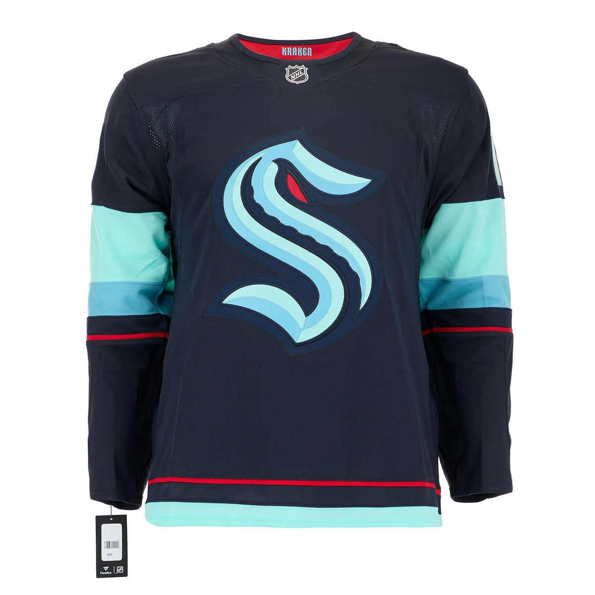 Jared McCann Autographed Seattle Kraken Fanatics Premium Jersey product image 2, provided for visual reference and product