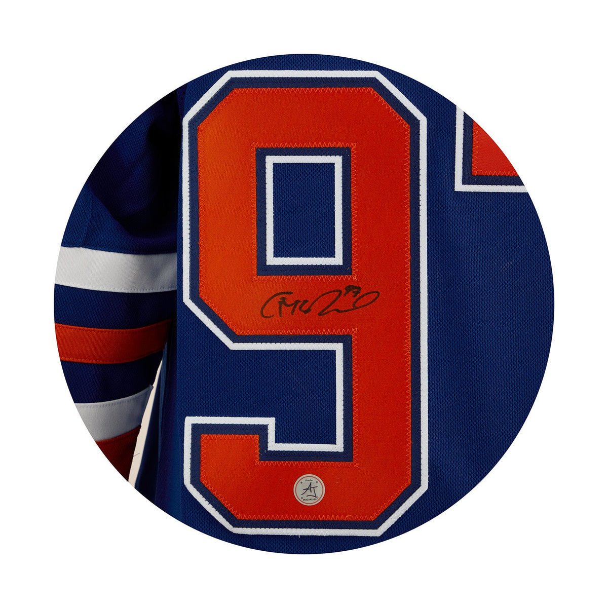 Connor McDavid Edmonton Oilers Signed 2024 Stanley Cup adidas Jersey product image 3, provided for visual reference and