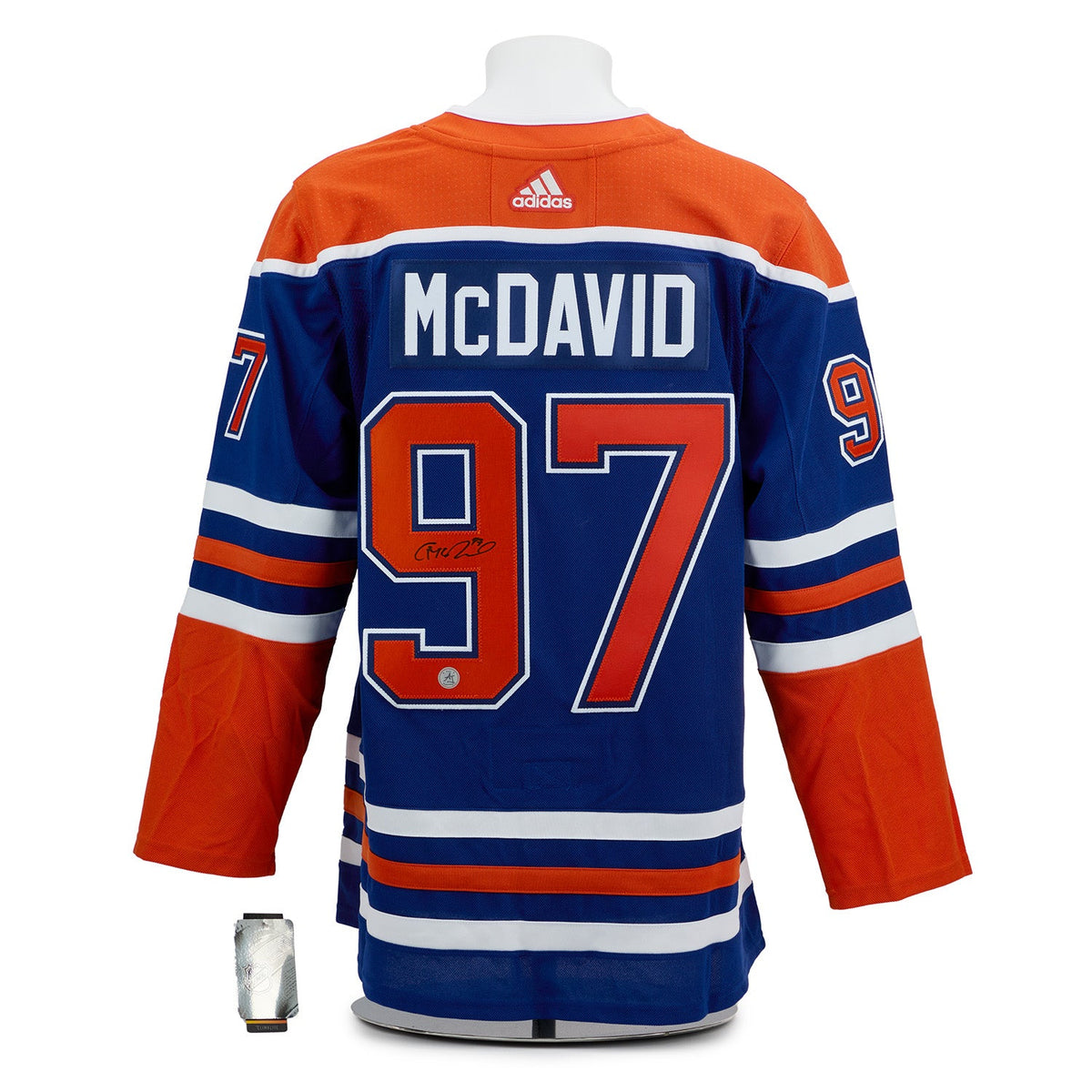 Connor McDavid Edmonton Oilers Signed 2024 Stanley Cup adidas Jersey product image 1, provided for visual reference and