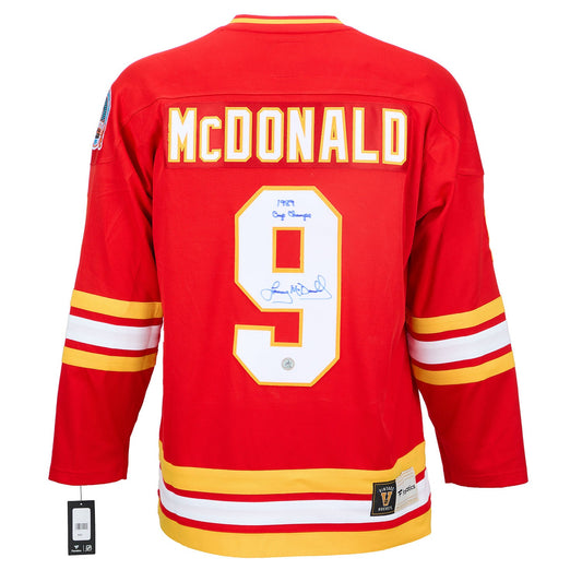 Lanny McDonald Calgary Flames Signed 1989 Stanley Cup Fanatics Jersey product image 1, provided for visual reference and