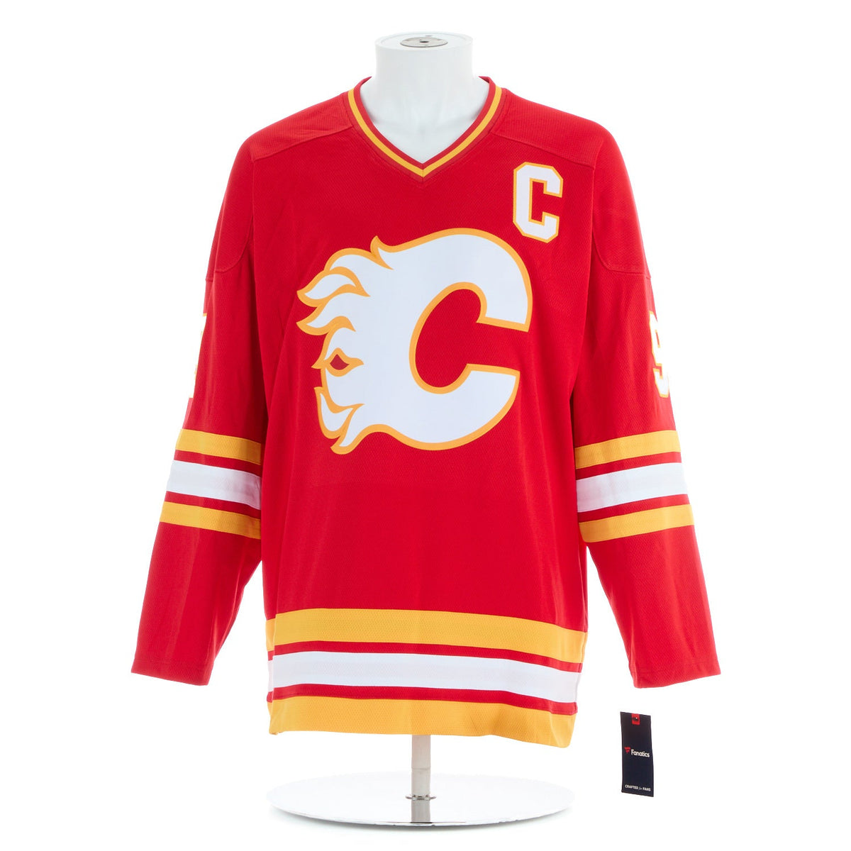 Lanny McDonald Signed Calgary Flames Legend Profile Art Jersey #7/9 product image 2, provided for visual reference and