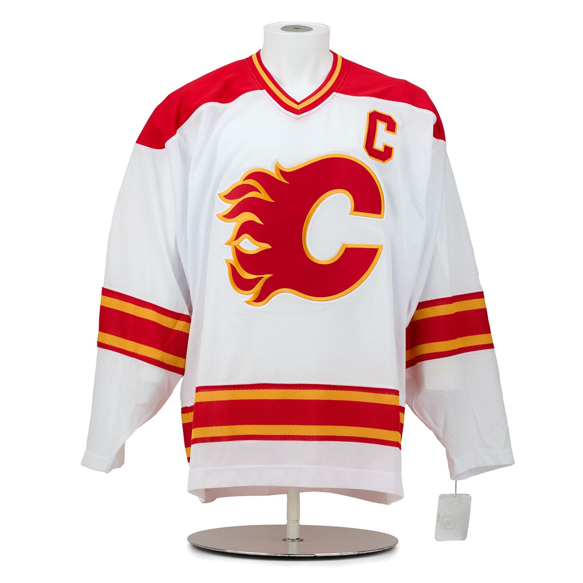 Lanny McDonald Signed & Dated Calgary Flames Team Classic adidas Jersey product image 2, provided for visual reference and