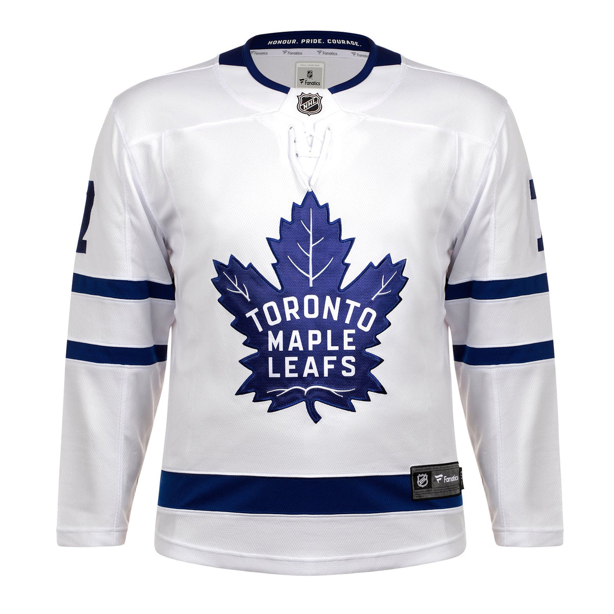 Lanny McDonald Autographed Toronto Maple Leafs White Fanatics Breakaway Jersey product image 2, provided for visual